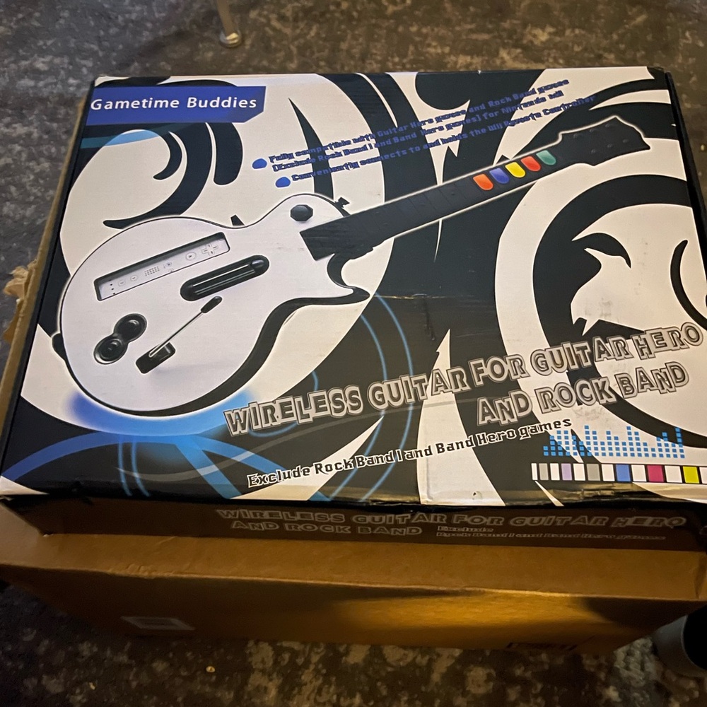 Gametime Buddies Wireless Guitar for Guitar Hero and Rock Band